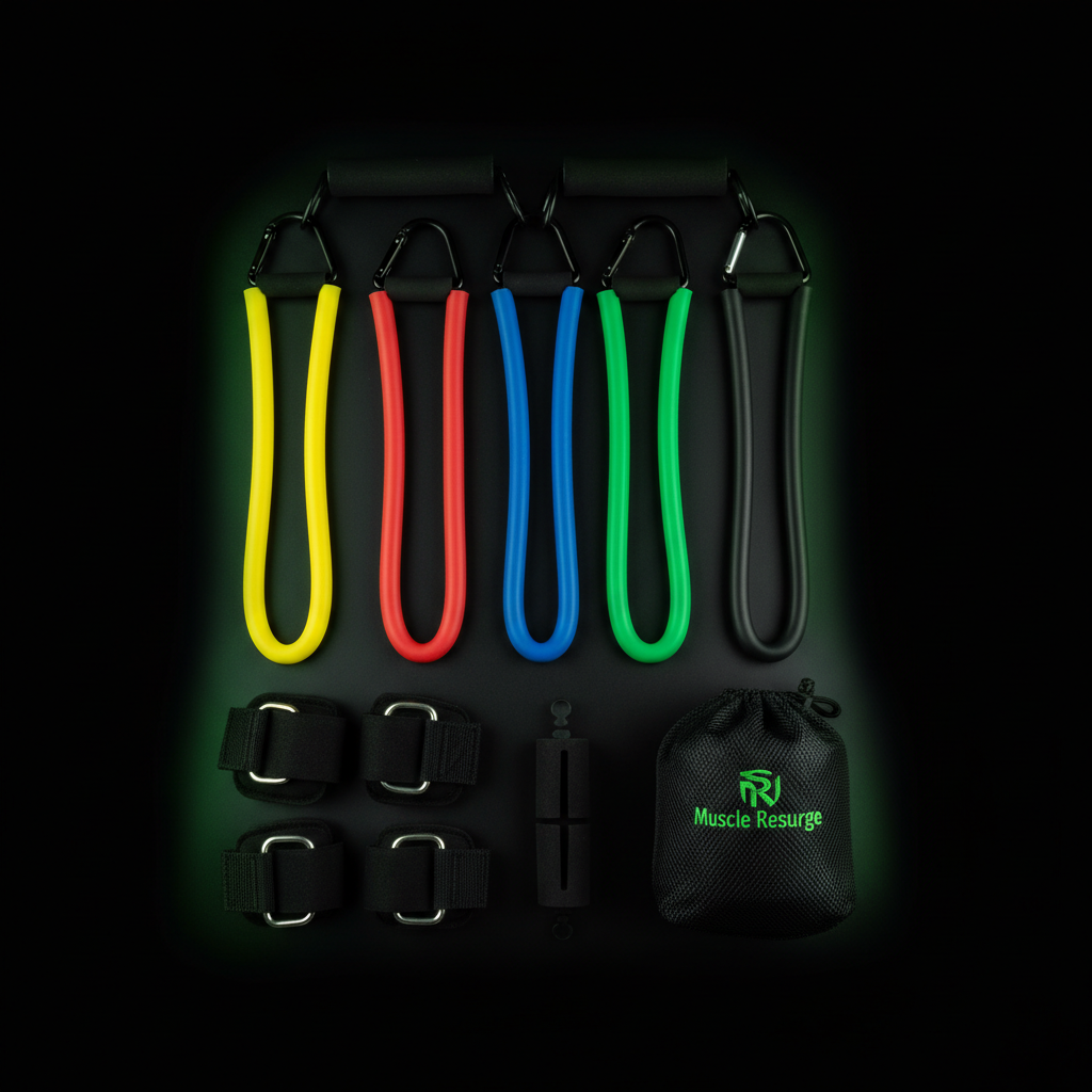 11 Piece Heavy Resistance Band Set