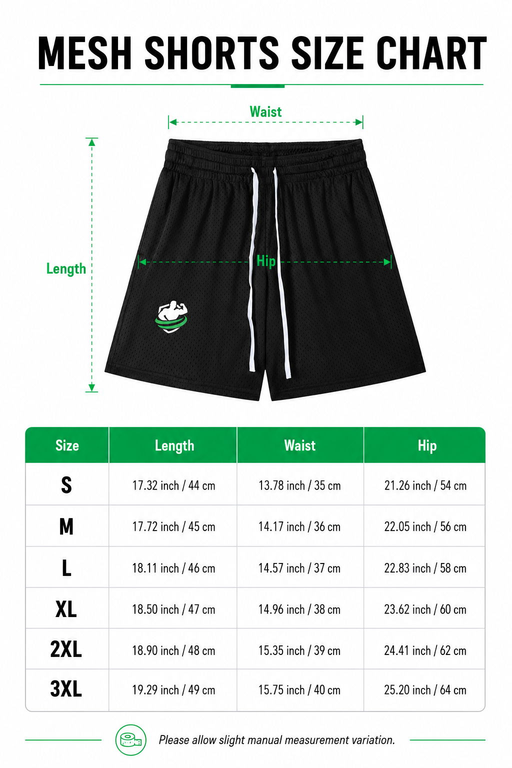 Mesh Drawstring Shorts