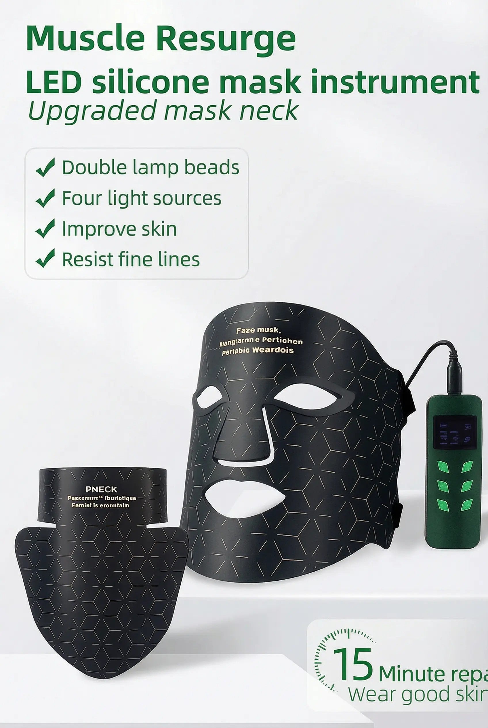 Silicone LED Face Mask
