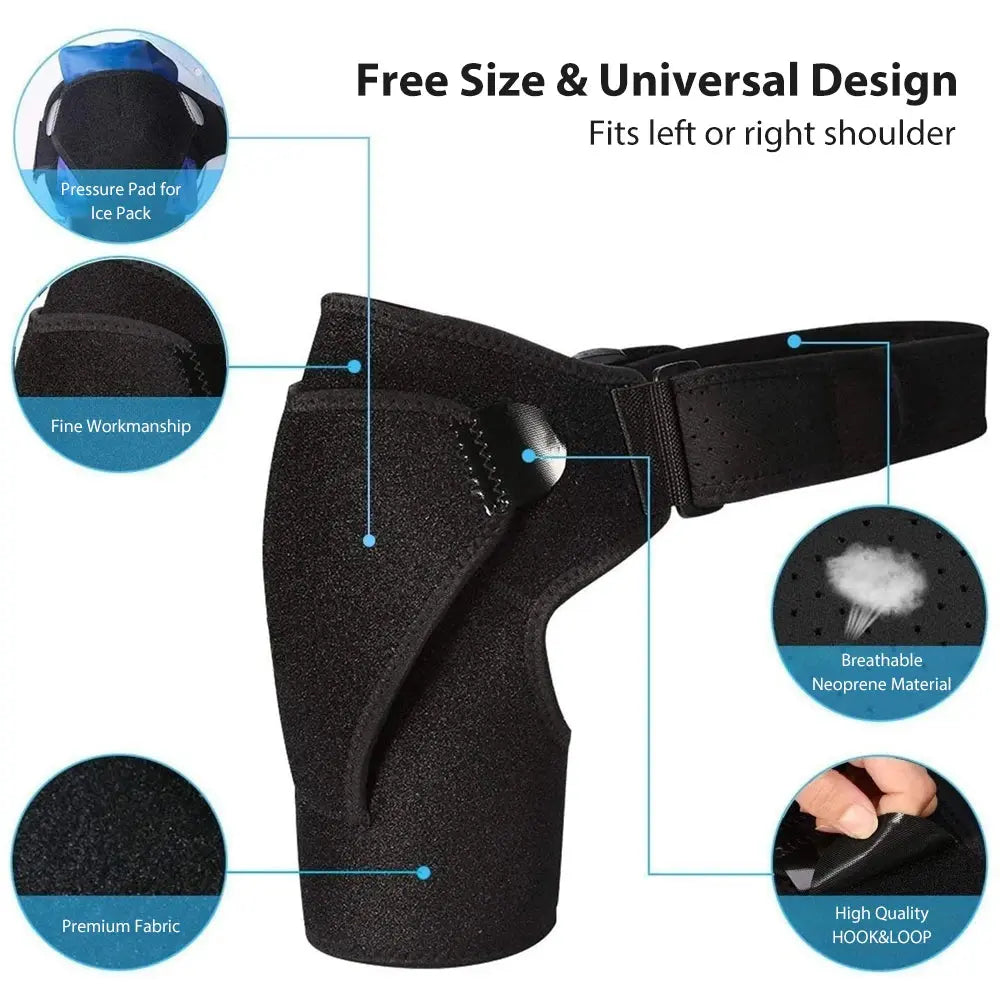 Adjustable Shoulder Support Brace - Compression & Stability Muscle Resurge