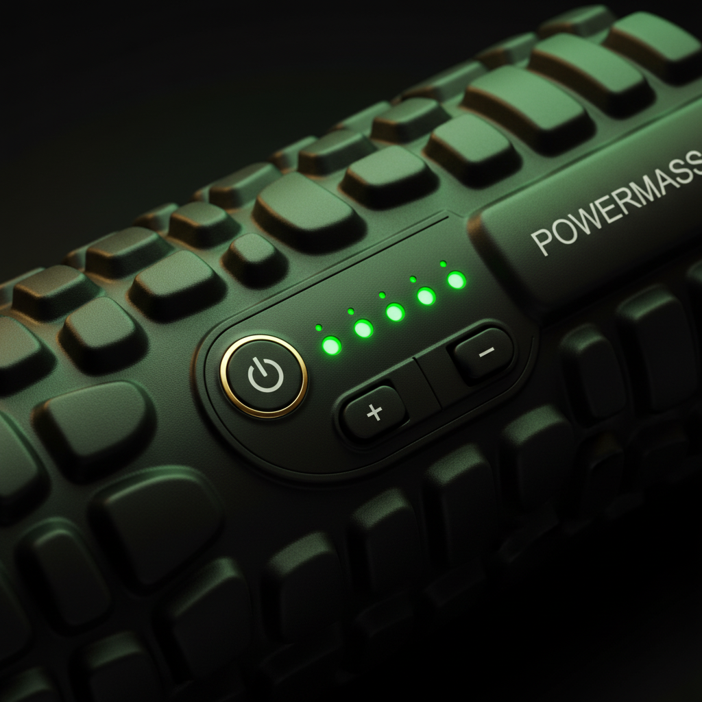 Vibrating Foam Roller - 5-Speed Electric Massage Roller