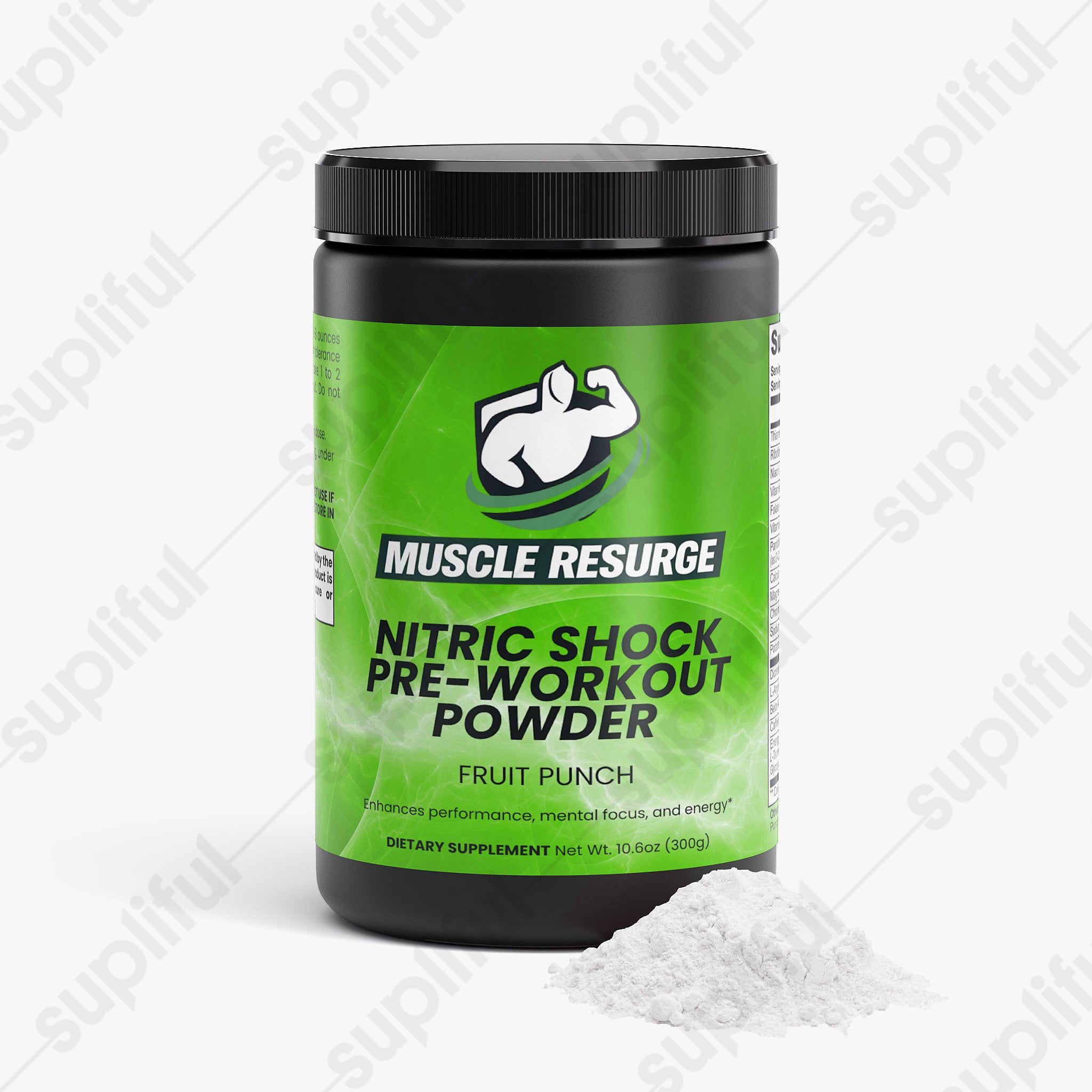 Nitric Shock Pre-Workout Powder (Fruit Punch)