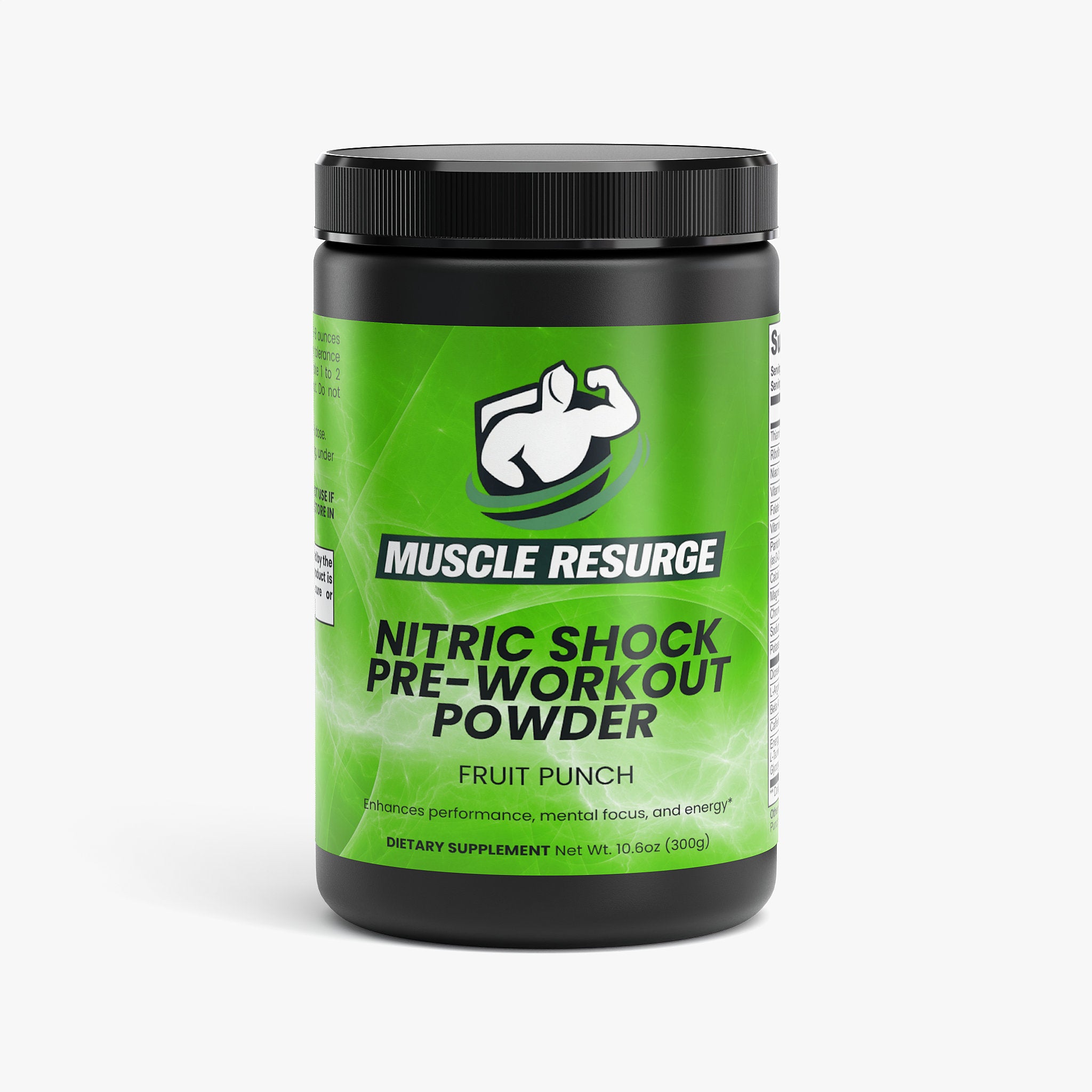 Nitric Shock Pre-Workout Powder (Fruit Punch)