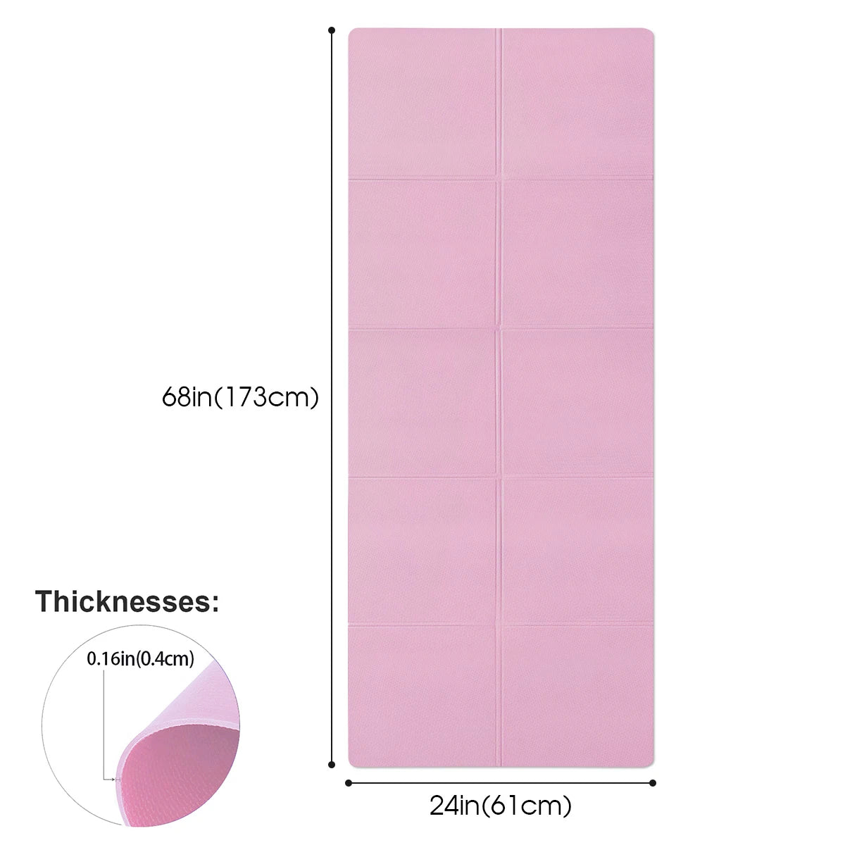 Yoga Mat 173cm by 61cm