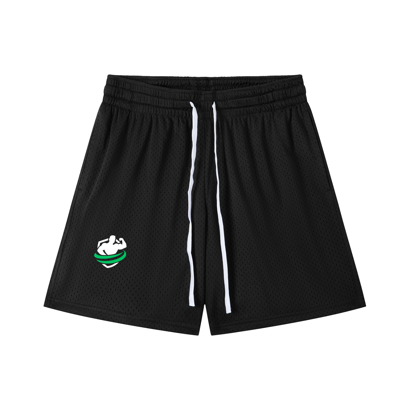 Mesh Drawstring Shorts