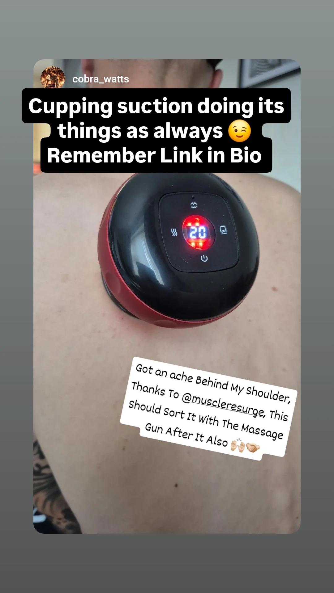 Electric Cupping Massager With Heat And Suction