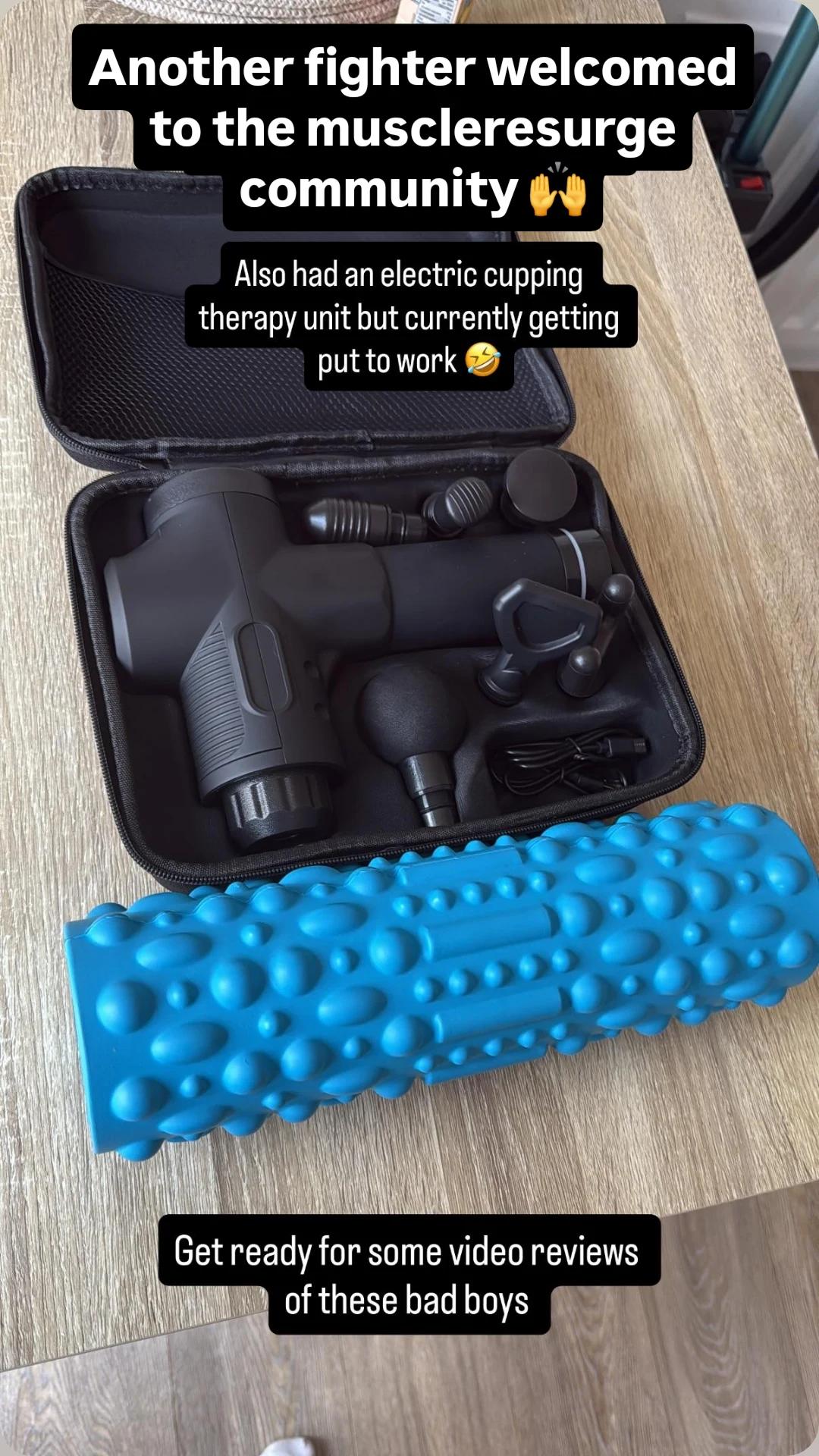 Vibrating Foam Roller for Muscle Recovery